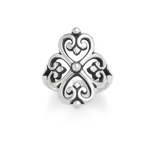 James Avery Adorned Hearts Ring
